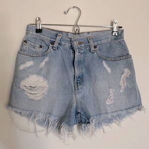 Levi’s Denim Cutoff Shorts